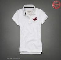 dames abercrombie fitch korte polo tees rood 1892 logo wit Lightning Levering yqhoj331